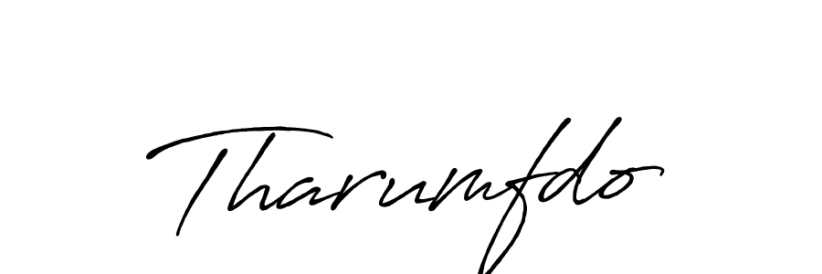 Tharumfdo stylish signature style. Best Handwritten Sign (Antro_Vectra_Bolder) for my name. Handwritten Signature Collection Ideas for my name Tharumfdo. Tharumfdo signature style 7 images and pictures png