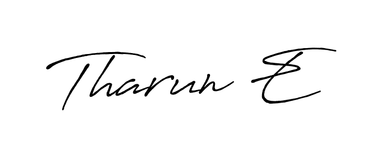 This is the best signature style for the Tharun E name. Also you like these signature font (Antro_Vectra_Bolder). Mix name signature. Tharun E signature style 7 images and pictures png