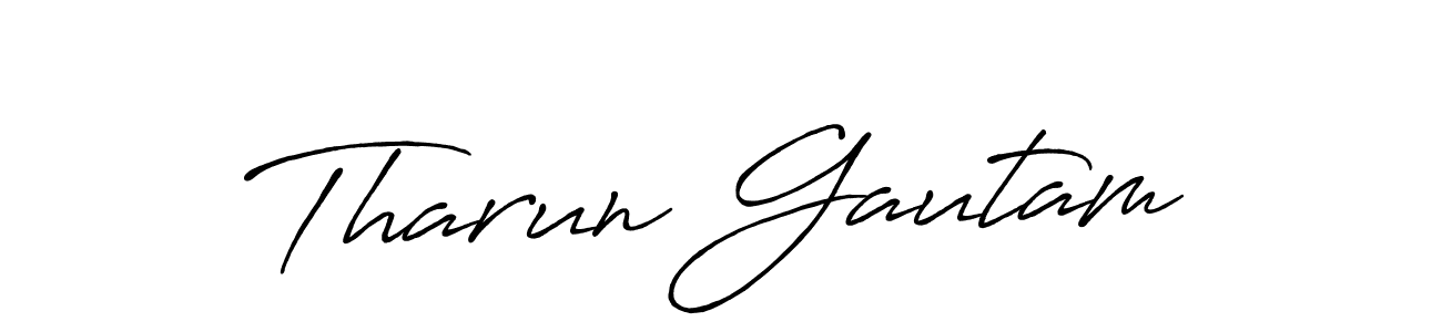 It looks lik you need a new signature style for name Tharun Gautam. Design unique handwritten (Antro_Vectra_Bolder) signature with our free signature maker in just a few clicks. Tharun Gautam signature style 7 images and pictures png