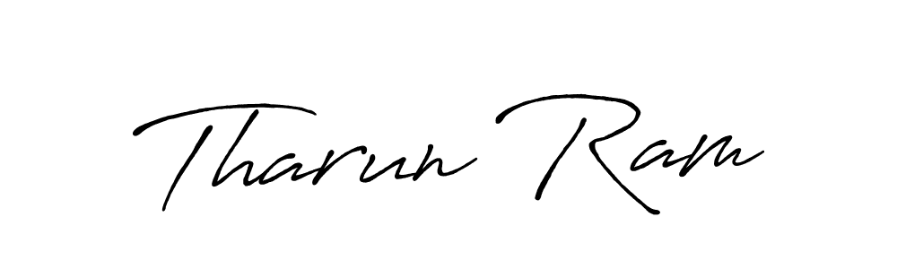 You can use this online signature creator to create a handwritten signature for the name Tharun Ram. This is the best online autograph maker. Tharun Ram signature style 7 images and pictures png