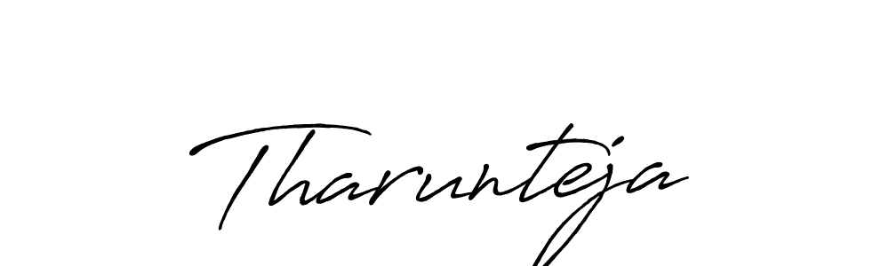 Tharunteja stylish signature style. Best Handwritten Sign (Antro_Vectra_Bolder) for my name. Handwritten Signature Collection Ideas for my name Tharunteja. Tharunteja signature style 7 images and pictures png