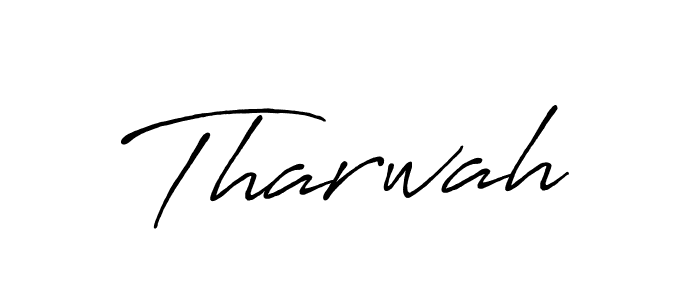 The best way (Antro_Vectra_Bolder) to make a short signature is to pick only two or three words in your name. The name Tharwah include a total of six letters. For converting this name. Tharwah signature style 7 images and pictures png