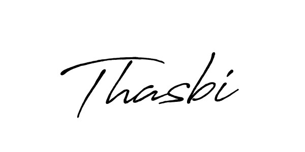 Use a signature maker to create a handwritten signature online. With this signature software, you can design (Antro_Vectra_Bolder) your own signature for name Thasbi. Thasbi signature style 7 images and pictures png