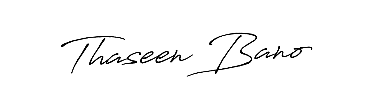 Design your own signature with our free online signature maker. With this signature software, you can create a handwritten (Antro_Vectra_Bolder) signature for name Thaseen Bano. Thaseen Bano signature style 7 images and pictures png