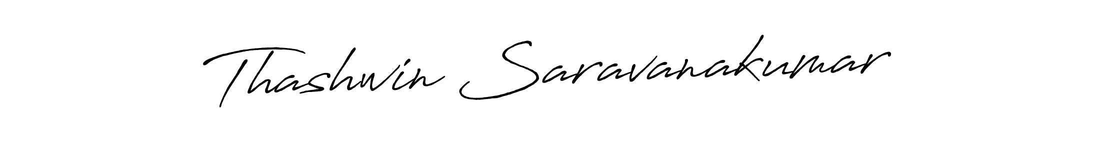 Make a beautiful signature design for name Thashwin Saravanakumar. Use this online signature maker to create a handwritten signature for free. Thashwin Saravanakumar signature style 7 images and pictures png