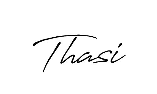 Make a beautiful signature design for name Thasi. With this signature (Antro_Vectra_Bolder) style, you can create a handwritten signature for free. Thasi signature style 7 images and pictures png