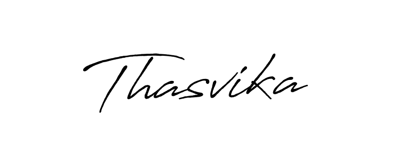How to make Thasvika signature? Antro_Vectra_Bolder is a professional autograph style. Create handwritten signature for Thasvika name. Thasvika signature style 7 images and pictures png