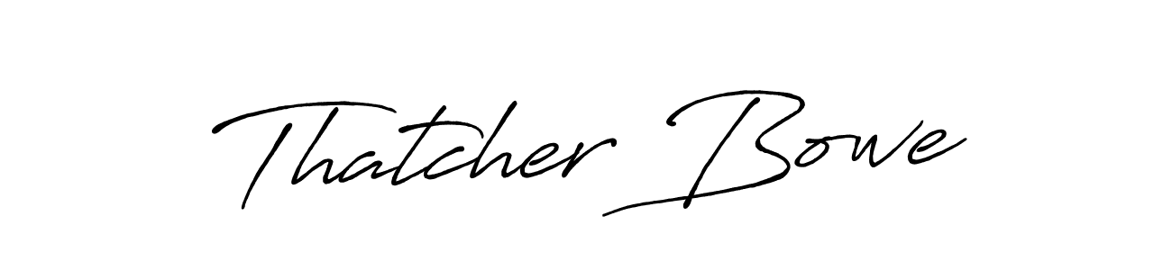 This is the best signature style for the Thatcher Bowe name. Also you like these signature font (Antro_Vectra_Bolder). Mix name signature. Thatcher Bowe signature style 7 images and pictures png