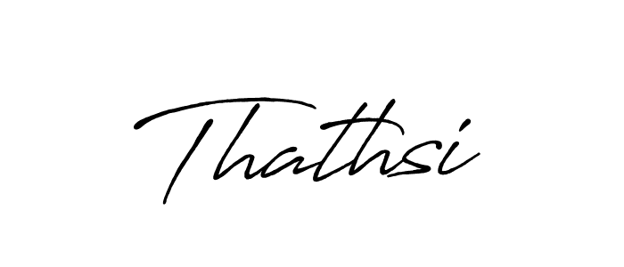 Make a beautiful signature design for name Thathsi. With this signature (Antro_Vectra_Bolder) style, you can create a handwritten signature for free. Thathsi signature style 7 images and pictures png