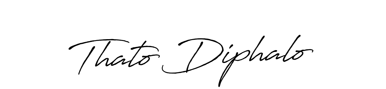 Once you've used our free online signature maker to create your best signature Antro_Vectra_Bolder style, it's time to enjoy all of the benefits that Thato Diphalo name signing documents. Thato Diphalo signature style 7 images and pictures png