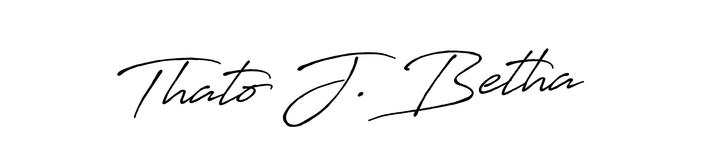 How to Draw Thato J. Betha signature style? Antro_Vectra_Bolder is a latest design signature styles for name Thato J. Betha. Thato J. Betha signature style 7 images and pictures png