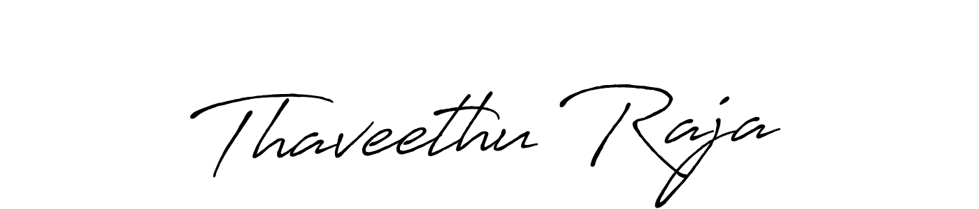 It looks lik you need a new signature style for name Thaveethu Raja. Design unique handwritten (Antro_Vectra_Bolder) signature with our free signature maker in just a few clicks. Thaveethu Raja signature style 7 images and pictures png