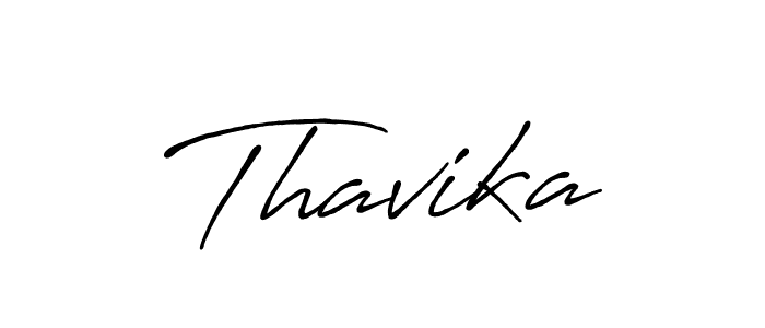 Create a beautiful signature design for name Thavika. With this signature (Antro_Vectra_Bolder) fonts, you can make a handwritten signature for free. Thavika signature style 7 images and pictures png