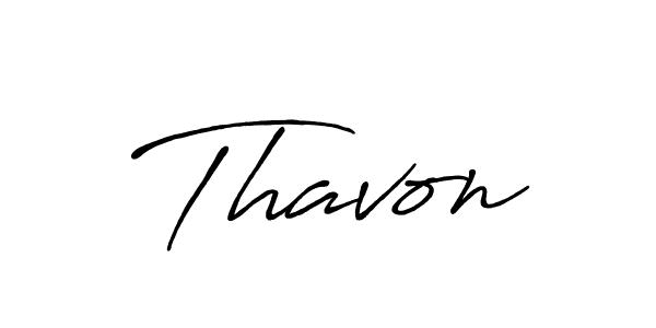 Create a beautiful signature design for name Thavon. With this signature (Antro_Vectra_Bolder) fonts, you can make a handwritten signature for free. Thavon signature style 7 images and pictures png