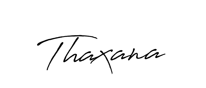 Use a signature maker to create a handwritten signature online. With this signature software, you can design (Antro_Vectra_Bolder) your own signature for name Thaxana. Thaxana signature style 7 images and pictures png