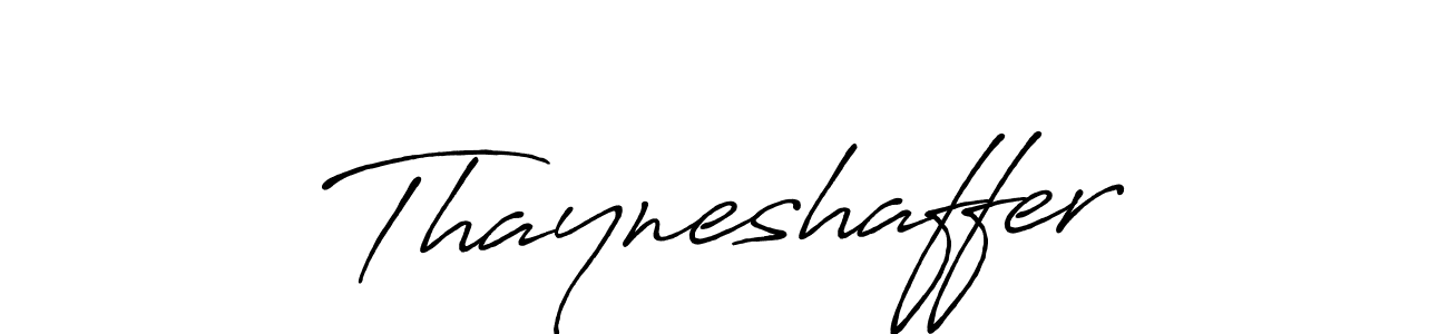 Design your own signature with our free online signature maker. With this signature software, you can create a handwritten (Antro_Vectra_Bolder) signature for name Thayneshaffer. Thayneshaffer signature style 7 images and pictures png
