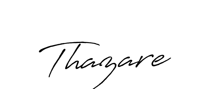 Also we have Thazare name is the best signature style. Create professional handwritten signature collection using Antro_Vectra_Bolder autograph style. Thazare signature style 7 images and pictures png
