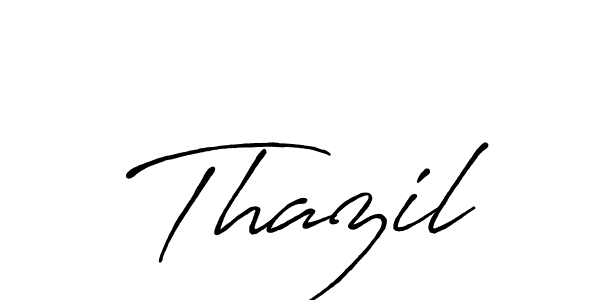 Similarly Antro_Vectra_Bolder is the best handwritten signature design. Signature creator online .You can use it as an online autograph creator for name Thazil. Thazil signature style 7 images and pictures png