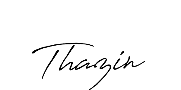 The best way (Antro_Vectra_Bolder) to make a short signature is to pick only two or three words in your name. The name Thazin include a total of six letters. For converting this name. Thazin signature style 7 images and pictures png