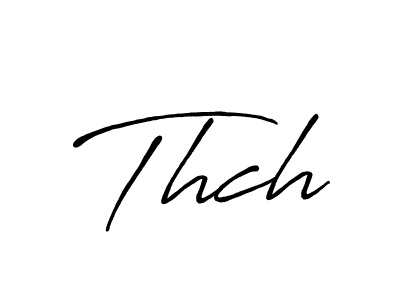 Create a beautiful signature design for name Thch. With this signature (Antro_Vectra_Bolder) fonts, you can make a handwritten signature for free. Thch signature style 7 images and pictures png