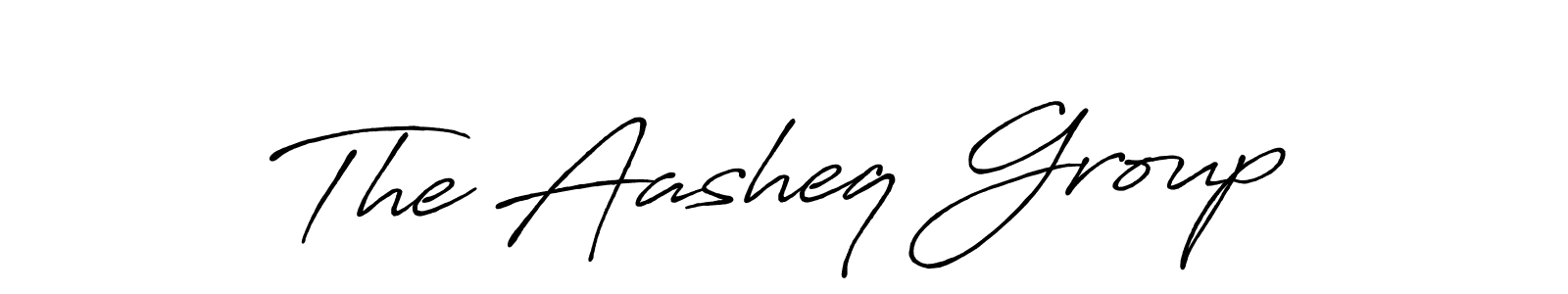 Make a beautiful signature design for name The Aasheq Group. With this signature (Antro_Vectra_Bolder) style, you can create a handwritten signature for free. The Aasheq Group signature style 7 images and pictures png