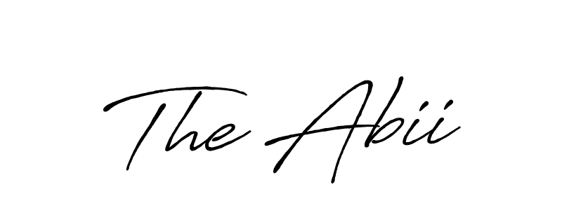 Make a beautiful signature design for name The Abii. Use this online signature maker to create a handwritten signature for free. The Abii signature style 7 images and pictures png