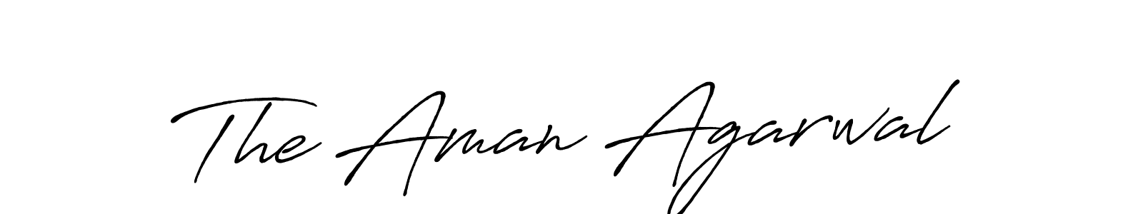 How to make The Aman Agarwal signature? Antro_Vectra_Bolder is a professional autograph style. Create handwritten signature for The Aman Agarwal name. The Aman Agarwal signature style 7 images and pictures png