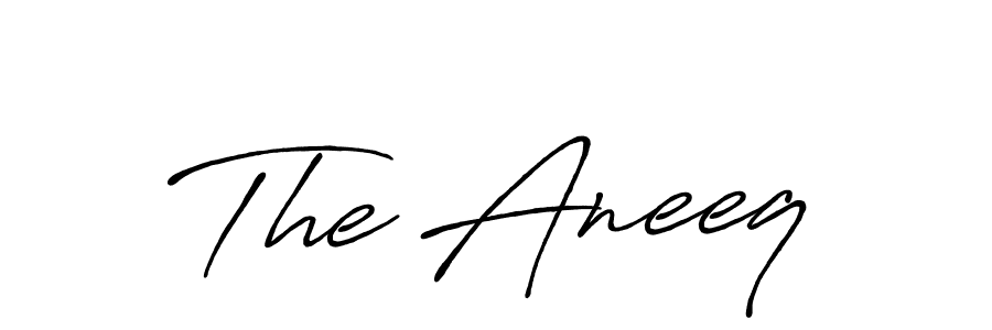 Once you've used our free online signature maker to create your best signature Antro_Vectra_Bolder style, it's time to enjoy all of the benefits that The Aneeq name signing documents. The Aneeq signature style 7 images and pictures png
