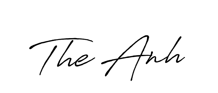 Use a signature maker to create a handwritten signature online. With this signature software, you can design (Antro_Vectra_Bolder) your own signature for name The Anh. The Anh signature style 7 images and pictures png