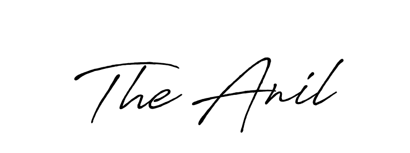 How to make The Anil signature? Antro_Vectra_Bolder is a professional autograph style. Create handwritten signature for The Anil name. The Anil signature style 7 images and pictures png