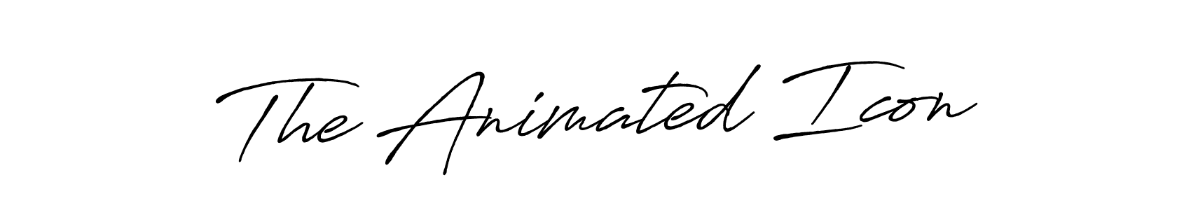 Design your own signature with our free online signature maker. With this signature software, you can create a handwritten (Antro_Vectra_Bolder) signature for name The Animated Icon. The Animated Icon signature style 7 images and pictures png