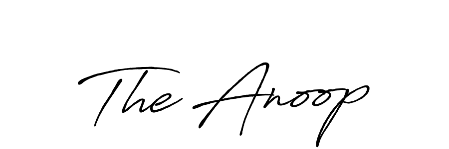 Make a beautiful signature design for name The Anoop. Use this online signature maker to create a handwritten signature for free. The Anoop signature style 7 images and pictures png