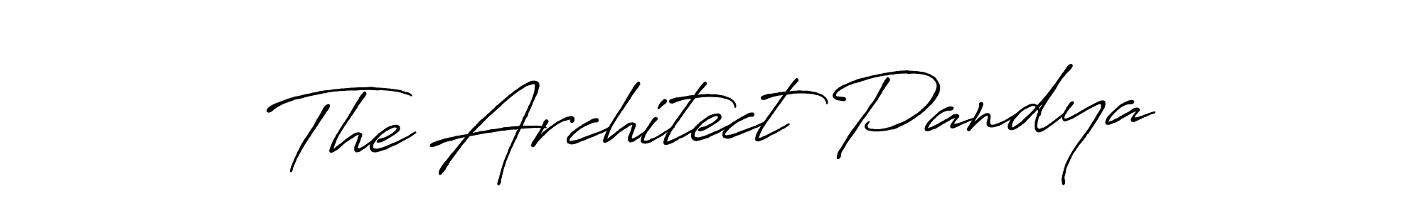 You should practise on your own different ways (Antro_Vectra_Bolder) to write your name (The Architect Pandya) in signature. don't let someone else do it for you. The Architect Pandya signature style 7 images and pictures png