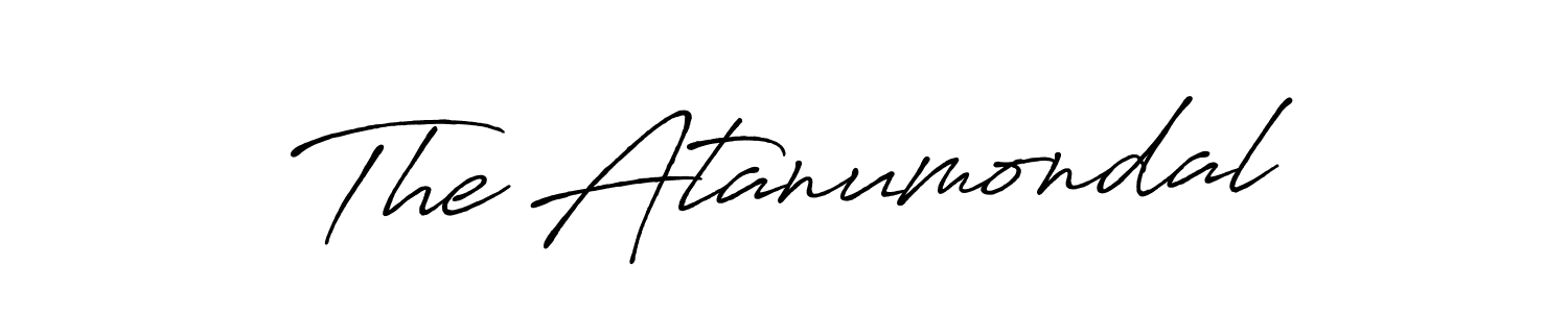 Once you've used our free online signature maker to create your best signature Antro_Vectra_Bolder style, it's time to enjoy all of the benefits that The Atanumondal name signing documents. The Atanumondal signature style 7 images and pictures png