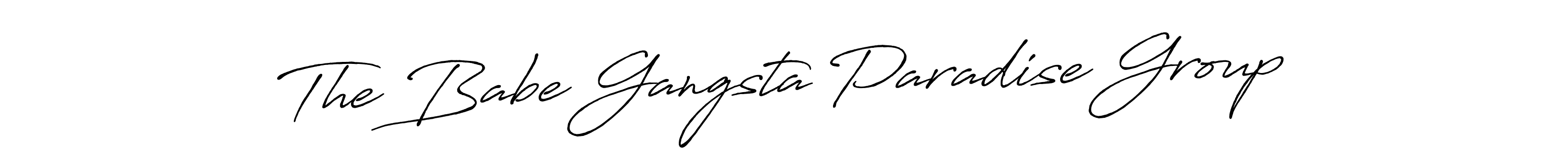 Make a beautiful signature design for name The Babe Gangsta Paradise Group. Use this online signature maker to create a handwritten signature for free. The Babe Gangsta Paradise Group signature style 7 images and pictures png