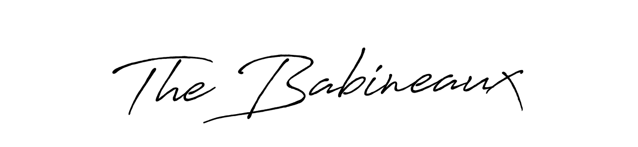 Also we have The Babineaux name is the best signature style. Create professional handwritten signature collection using Antro_Vectra_Bolder autograph style. The Babineaux signature style 7 images and pictures png