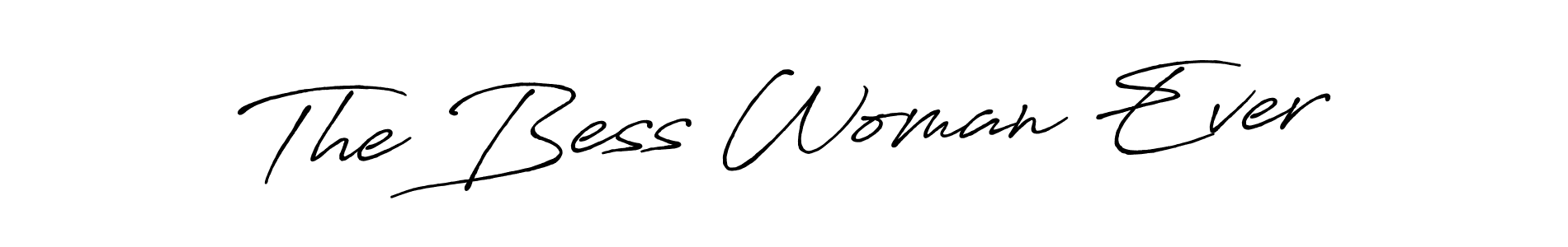 It looks lik you need a new signature style for name The Bess Woman Ever. Design unique handwritten (Antro_Vectra_Bolder) signature with our free signature maker in just a few clicks. The Bess Woman Ever signature style 7 images and pictures png