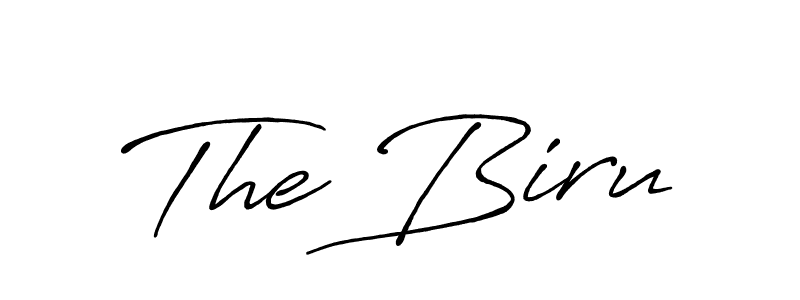 Similarly Antro_Vectra_Bolder is the best handwritten signature design. Signature creator online .You can use it as an online autograph creator for name The Biru. The Biru signature style 7 images and pictures png
