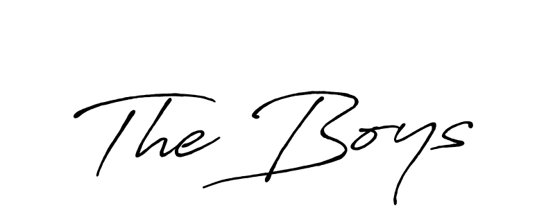 Also we have The Boys name is the best signature style. Create professional handwritten signature collection using Antro_Vectra_Bolder autograph style. The Boys signature style 7 images and pictures png