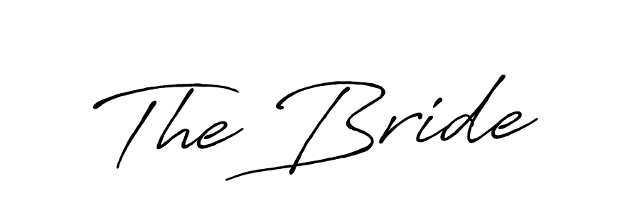 Also You can easily find your signature by using the search form. We will create The Bride name handwritten signature images for you free of cost using Antro_Vectra_Bolder sign style. The Bride signature style 7 images and pictures png