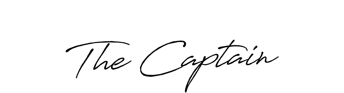 It looks lik you need a new signature style for name The Captain. Design unique handwritten (Antro_Vectra_Bolder) signature with our free signature maker in just a few clicks. The Captain signature style 7 images and pictures png