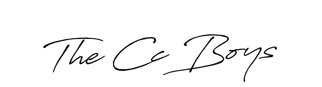 The Cc Boys stylish signature style. Best Handwritten Sign (Antro_Vectra_Bolder) for my name. Handwritten Signature Collection Ideas for my name The Cc Boys. The Cc Boys signature style 7 images and pictures png