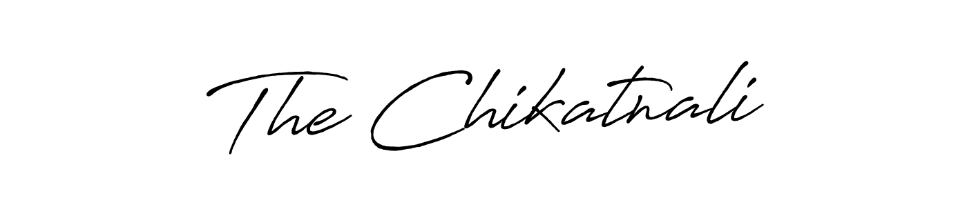 Make a beautiful signature design for name The Chikatnali. Use this online signature maker to create a handwritten signature for free. The Chikatnali signature style 7 images and pictures png