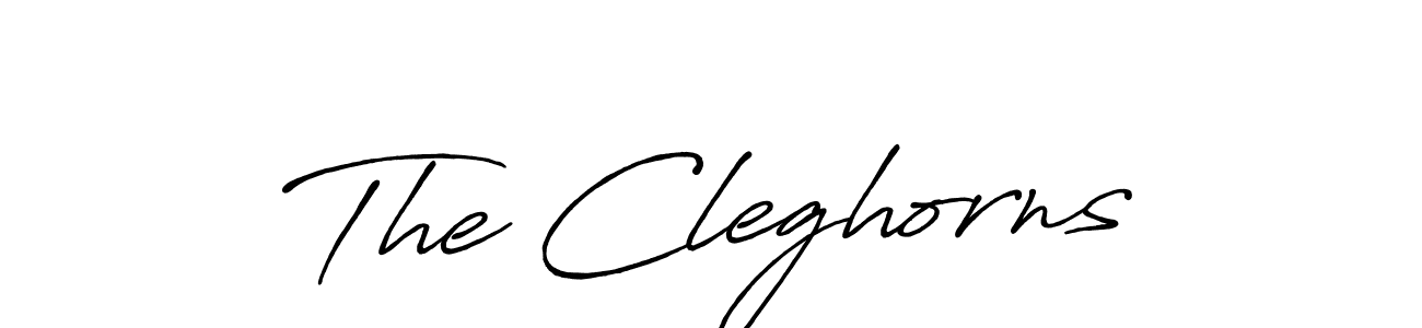 Make a beautiful signature design for name The Cleghorns. With this signature (Antro_Vectra_Bolder) style, you can create a handwritten signature for free. The Cleghorns signature style 7 images and pictures png