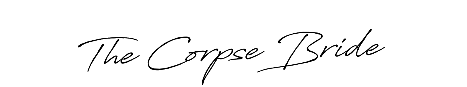 You should practise on your own different ways (Antro_Vectra_Bolder) to write your name (The Corpse Bride) in signature. don't let someone else do it for you. The Corpse Bride signature style 7 images and pictures png