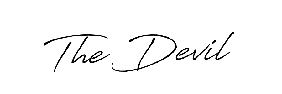 Use a signature maker to create a handwritten signature online. With this signature software, you can design (Antro_Vectra_Bolder) your own signature for name The Devil. The Devil signature style 7 images and pictures png