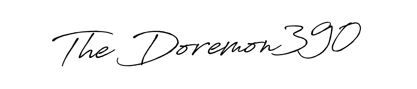 How to make The Doremon390 name signature. Use Antro_Vectra_Bolder style for creating short signs online. This is the latest handwritten sign. The Doremon390 signature style 7 images and pictures png