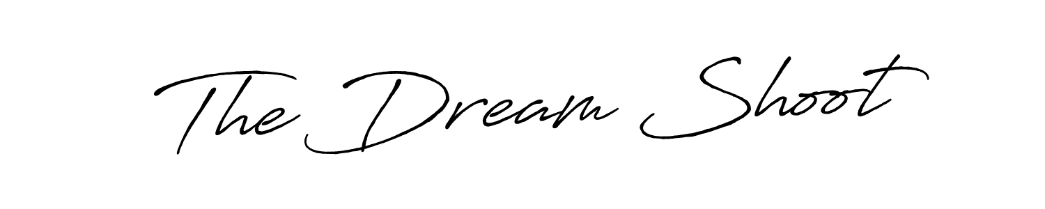 Make a beautiful signature design for name The Dream Shoot. With this signature (Antro_Vectra_Bolder) style, you can create a handwritten signature for free. The Dream Shoot signature style 7 images and pictures png
