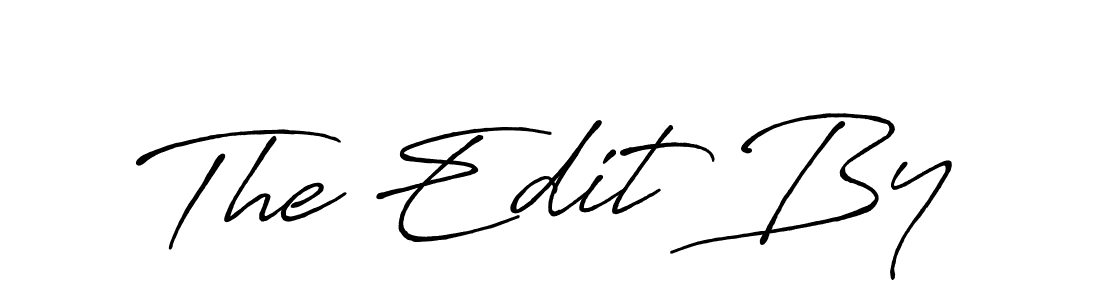 Similarly Antro_Vectra_Bolder is the best handwritten signature design. Signature creator online .You can use it as an online autograph creator for name The Edit By. The Edit By signature style 7 images and pictures png