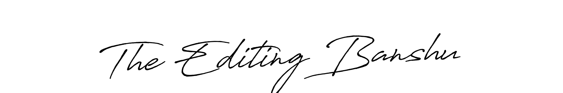 You can use this online signature creator to create a handwritten signature for the name The Editing Banshu. This is the best online autograph maker. The Editing Banshu signature style 7 images and pictures png